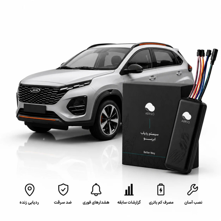 ردیاب ماشین ابرسو STS300 مناسب خودروهای MVM